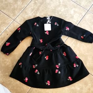 So loved black floral dress